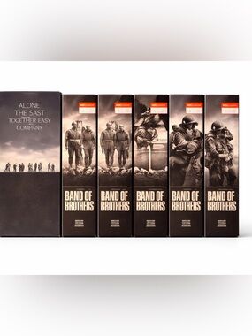 Band of Brothers VHS Set (Missing Tape 1) HBO WWII Series 5 Tape Lot